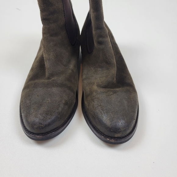Thursday Boot The Duchess Chelsea Suede Ankle Boots Size 8.5 - Picture 8 of 10